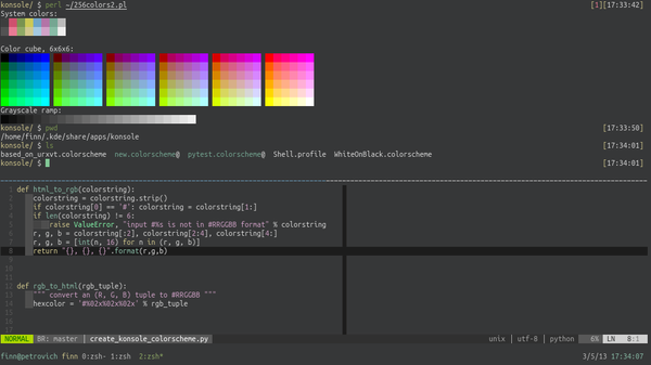 example colorscheme